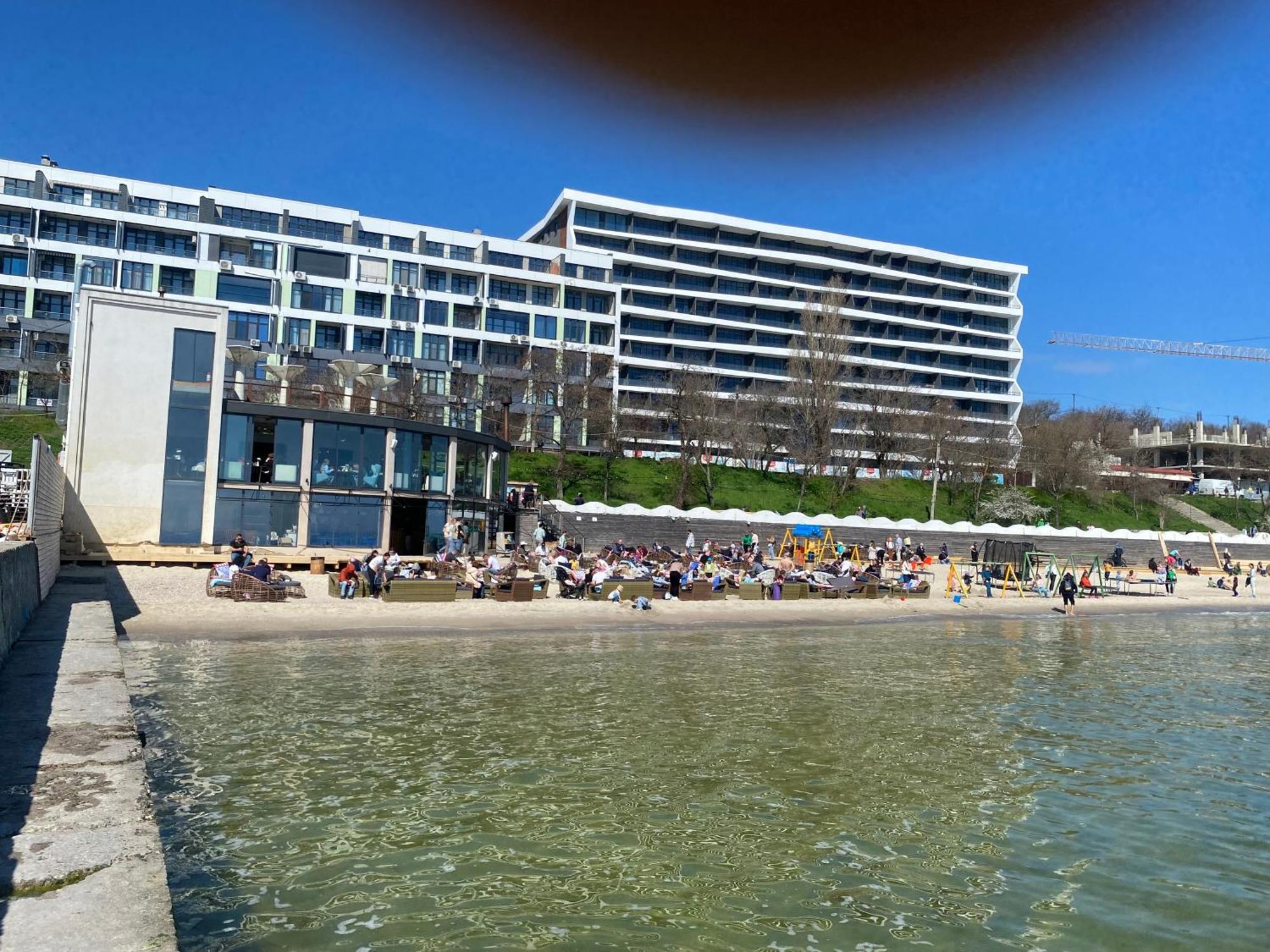 Одесса Калипсо У Моря На Пляже-Однокомнатные Апартаменты 24 Метра Εξωτερικό φωτογραφία