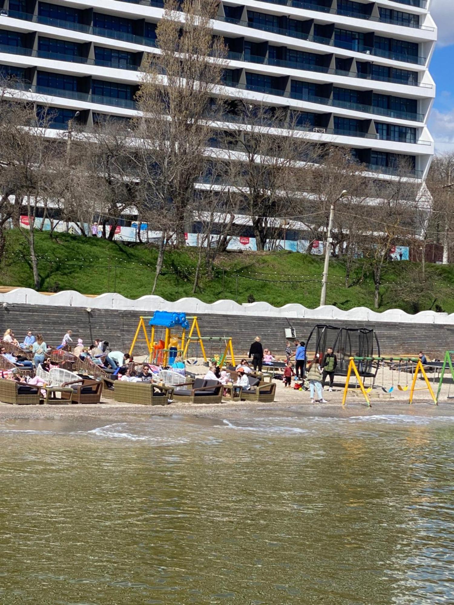 Одесса Калипсо У Моря На Пляже-Однокомнатные Апартаменты 24 Метра Εξωτερικό φωτογραφία